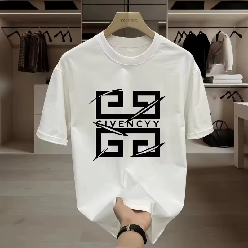 Streetwear Brand Graphic Designer - 2026Men's GIVENCY Brand Logo Print T-Shirt