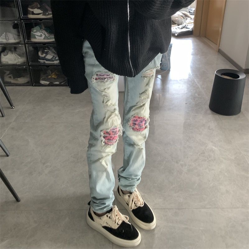 Urban Streetwear Brand - Waed Distred Slim Fit INS Jeans