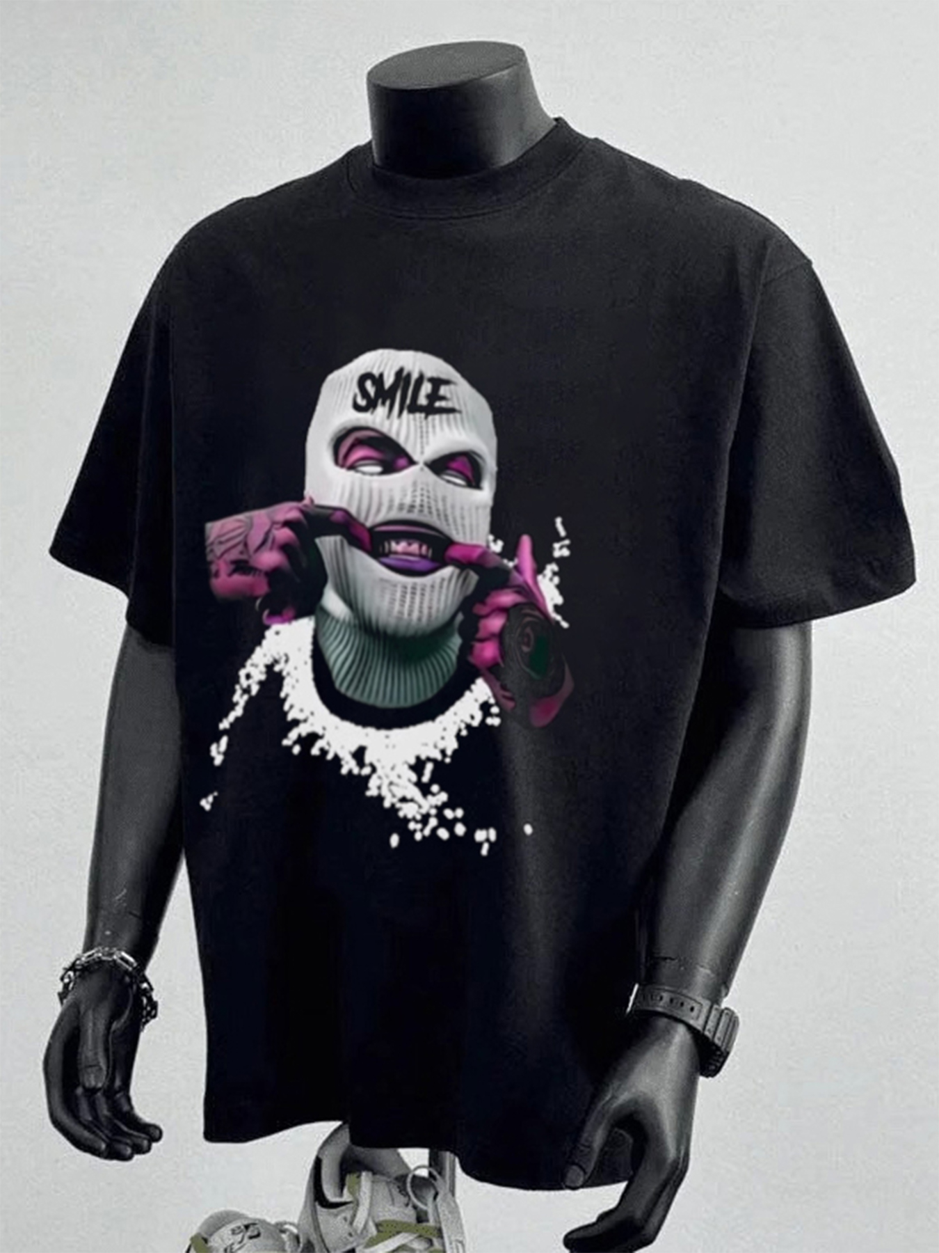 T-Shirt 100% Cotton Pattern Pr - огляд і ціна Urban Streetwear Brand