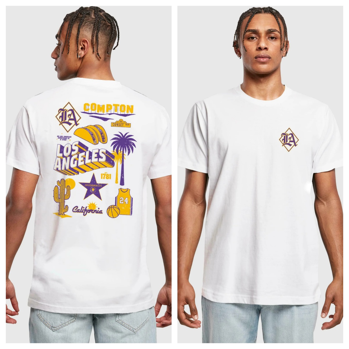 LA CITY Trendy Art Brand T-Shi - огляд і ціна Streetwear Brand La