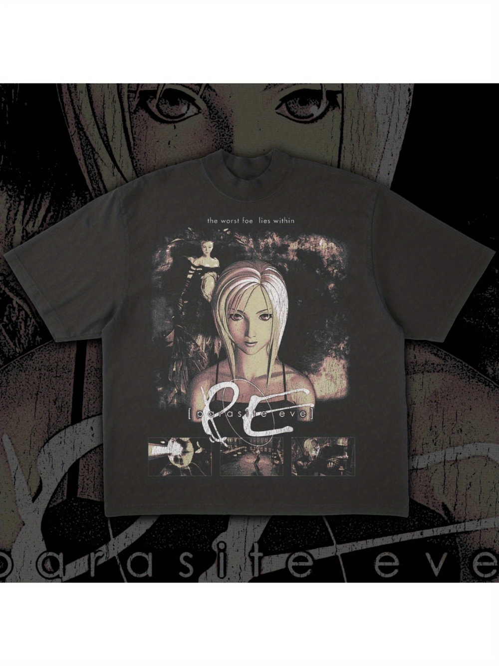 Men's Black Parasite Eve Stree - огляд і ціна Streetwear Brand Graphic Designer