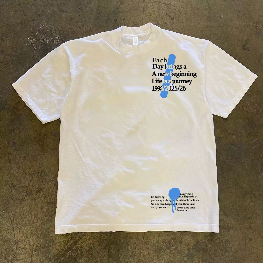 Man's Loose Fit Cotton T-irt o - огляд і ціна Streetwear Brand Tags