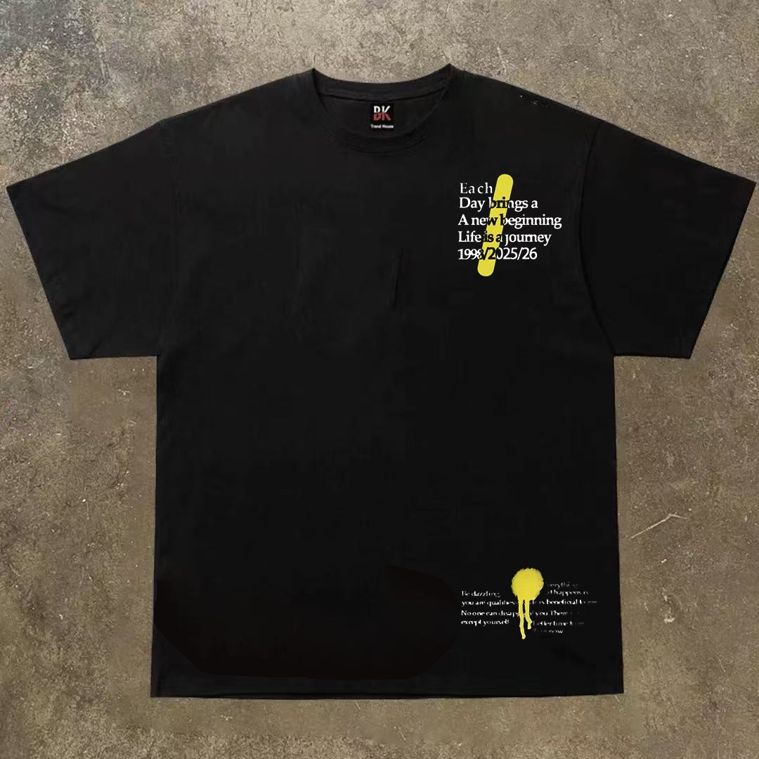 Man's Loose Fit Cotton T-irt o - огляд і ціна Streetwear Brand Tags