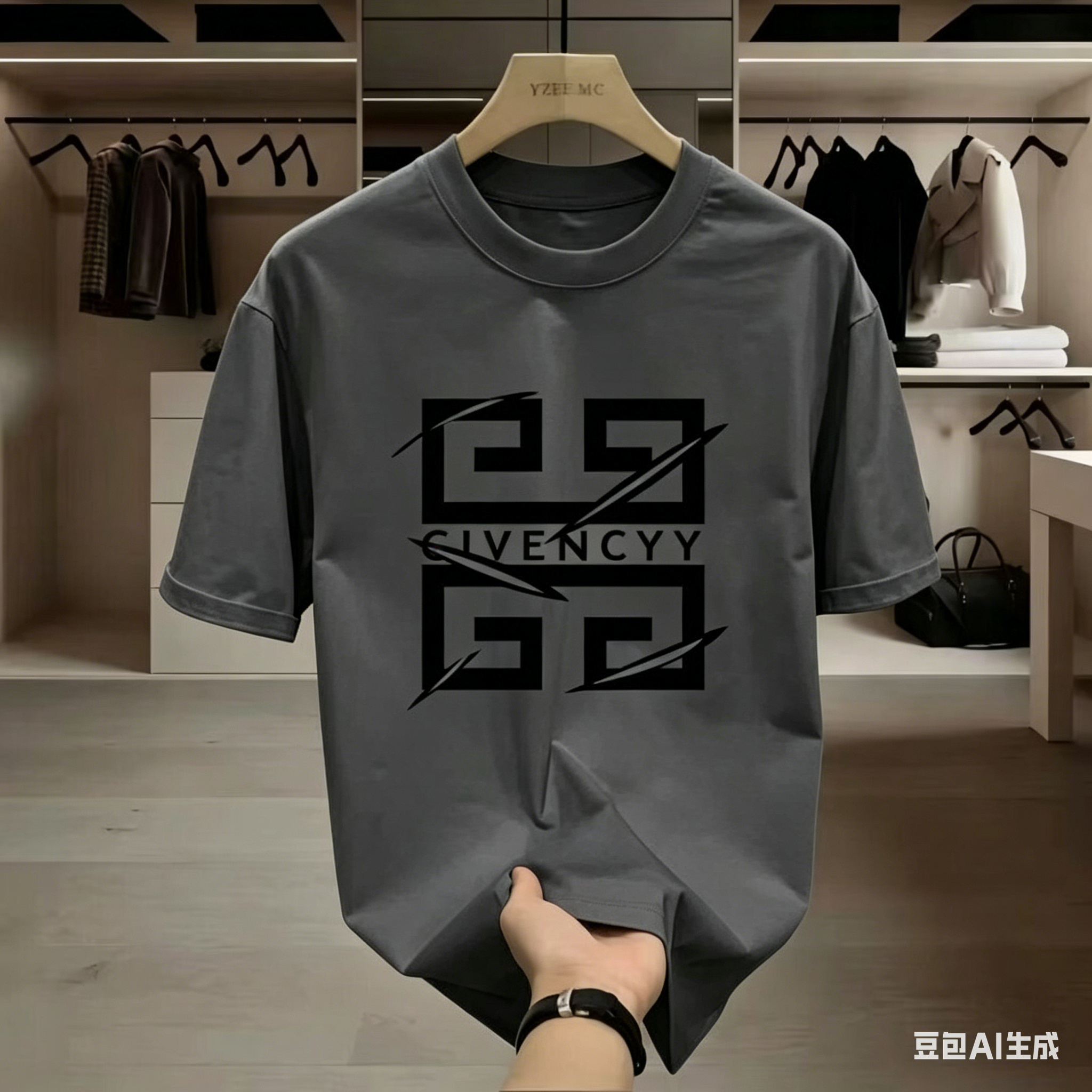 2026Men's  Brand Logo Print T- - огляд і ціна Streetwear Brand Graphic Designer