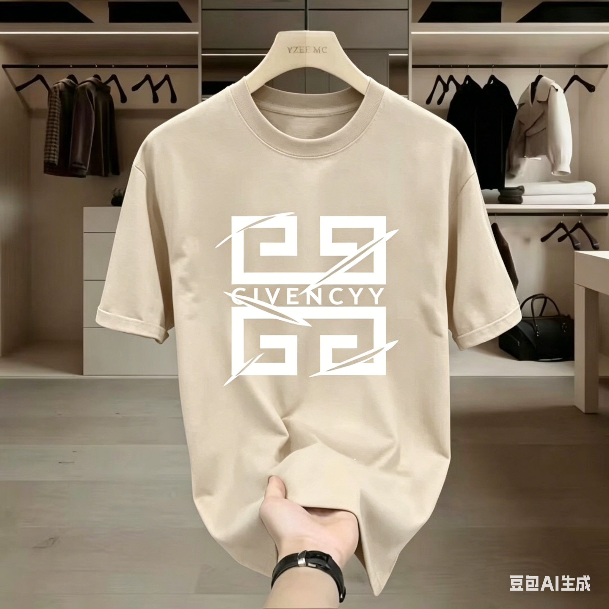 2026Men's  Brand Logo Print T- - огляд і ціна Streetwear Brand Graphic Designer