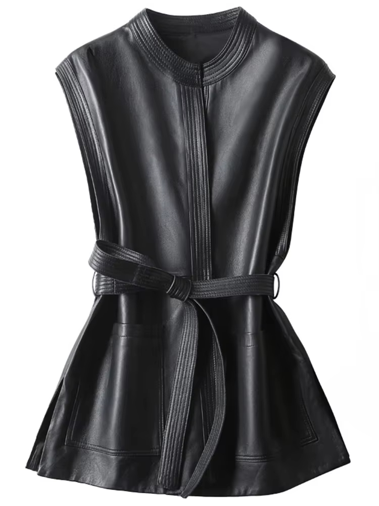 Spring Autumn Black Soft Pu Le - огляд і ціна Women Streetwear Brand